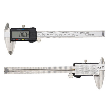 0-150 мм цифров дебеломер от неръждаема стомана, електронен дебеломер, метален нониус, инструмент за измерване на дебеломер