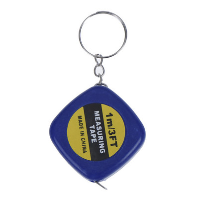 1M/3Ft mini kaasaskantav tõmmatav joonlaud, võtmehoidja, lihtne ülestõstetav joonlaud, mõõdulindi mõõteriistad jalgade/meetriga