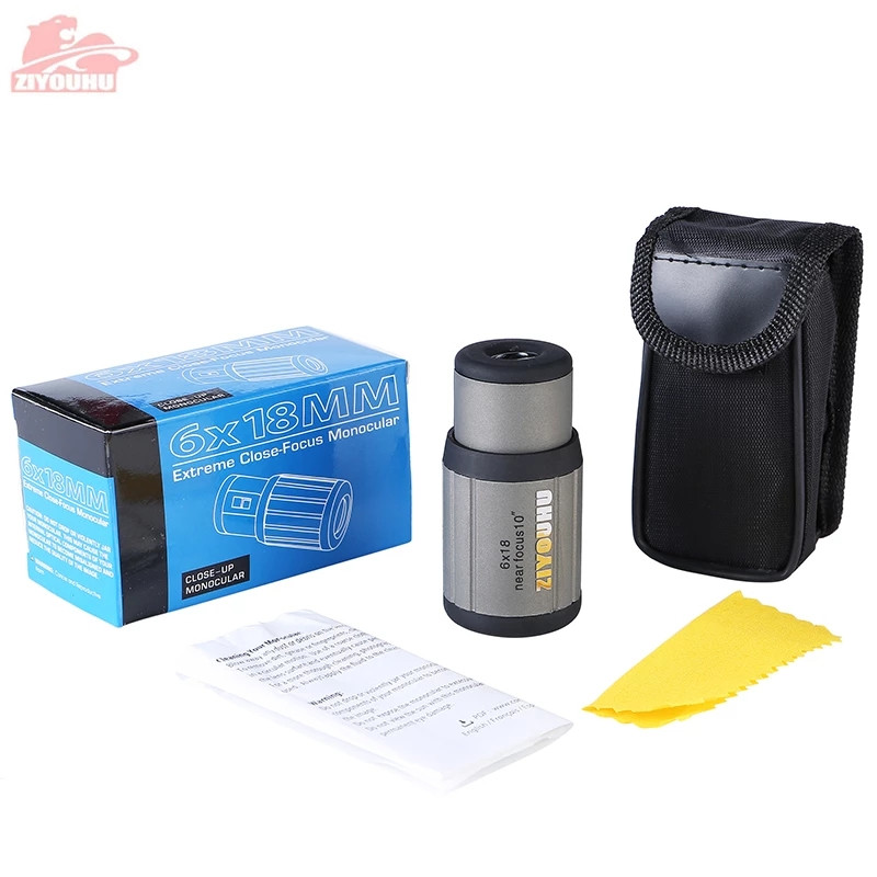 Telescop monocular de buzunar ZIYOUHU 6X18 Mini lunetă retractabilă pentru vizionarea concertelor în aer liber Turism echipament de camping