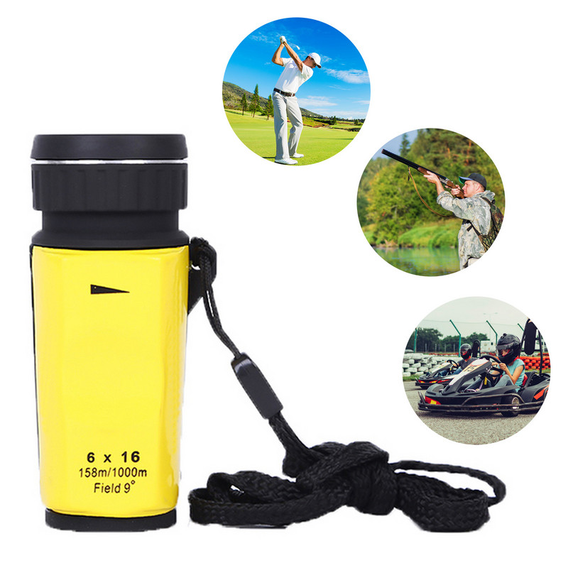 6x16 Mini monocluri de buzunar Telescop portabil pentru telescop pentru camping, sport în aer liber, vânătoare, telescop optic