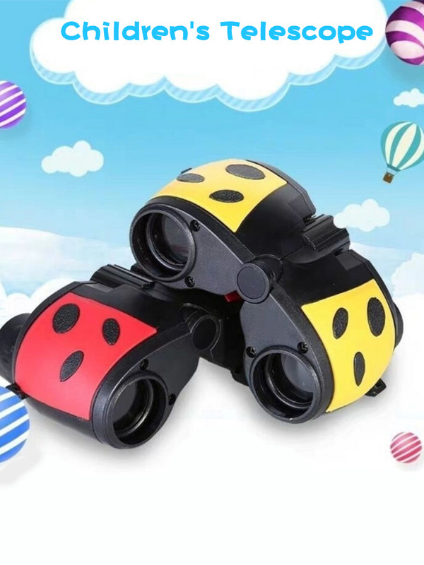 Binoclu HD de calitate 8X22 Telescop pentru copii pentru copii Telescop compact cu material optic complet pentru vânătoare Joc de camping Jucărie Cadou