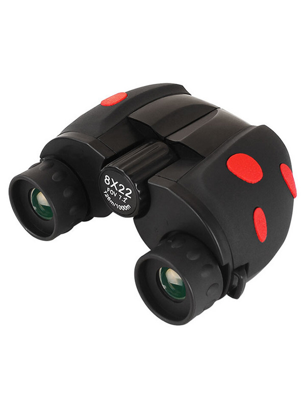 Binoclu HD de calitate 8X22 Telescop pentru copii pentru copii Telescop compact cu material optic complet pentru vânătoare Joc de camping Jucărie Cadou