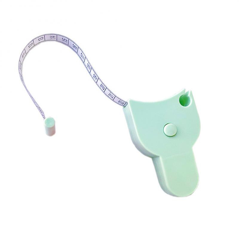 Automātiskās teleskopiskās mērlentes korpusa mērlentes šūšanas lineāls Centimetra lentes ķermeņa mērītāja elastīgajiem mērlentes mērinstrumentiem