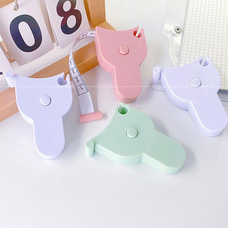 Automātiskās teleskopiskās mērlentes korpusa mērlentes šūšanas lineāls Centimetra lentes ķermeņa mērītāja elastīgajiem mērlentes mērinstrumentiem