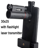 HD 30X25 cu lanternă, lunetă de buzunar monoculară cu laser, set de telescop cu vedere nocturnă în aer liber pentru camping, drumeții, vânătoare, vizitarea obiectivelor turistice