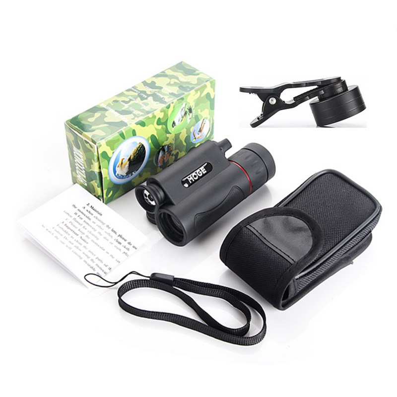 HD 30X25 cu lanternă, lunetă de buzunar monoculară cu laser, set de telescop cu vedere nocturnă în aer liber pentru camping, drumeții, vânătoare, vizitarea obiectivelor turistice