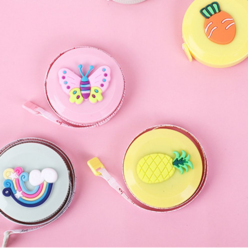 Μετρήσεις φορητές ταινίες κινουμένων σχεδίων Measure Mini Tape Measures Retractable Ruler Roll