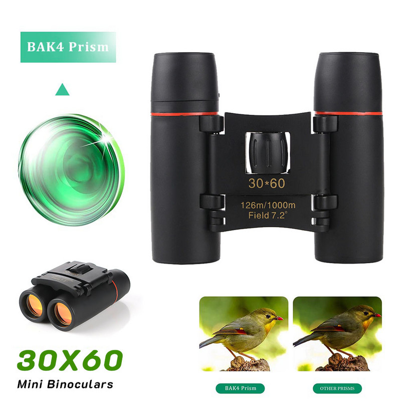 Prenosný profesionálny ďalekohľad 30x60 s ďalekohľadom pre slabé osvetlenie na lov a cestovanie v prírode