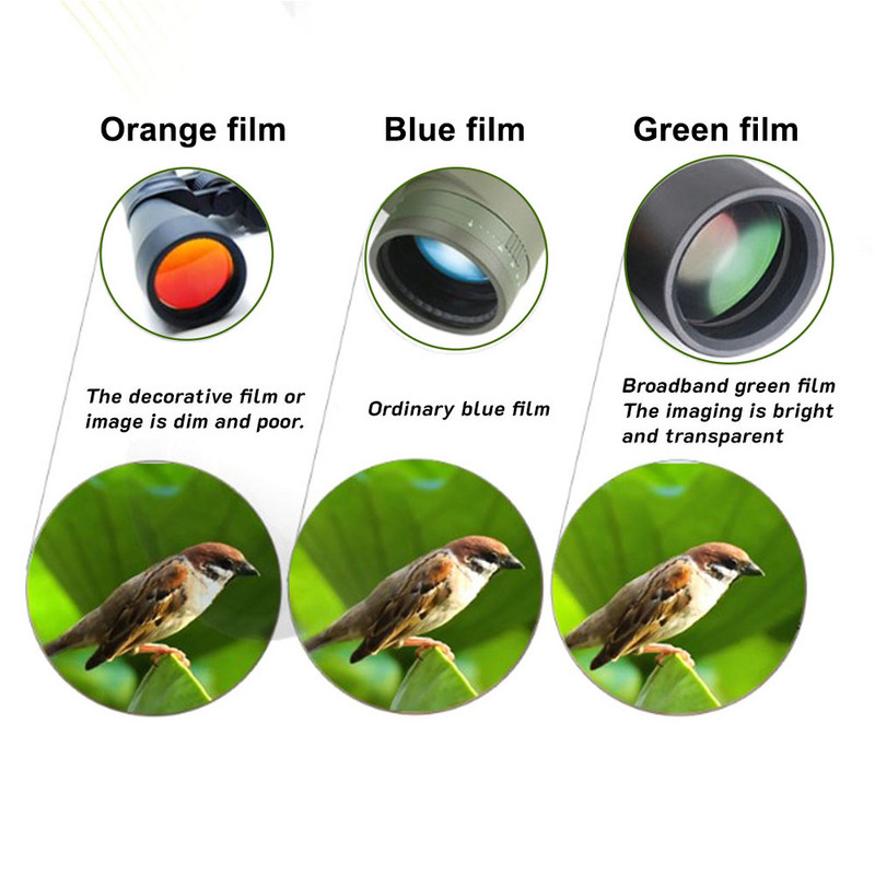 Prenosný profesionálny ďalekohľad 30x60 s ďalekohľadom pre slabé osvetlenie na lov a cestovanie v prírode