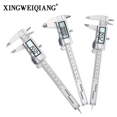 XINGWEIANG 0-150mm/6" fém digitális tolómérő VERNIER tolómérő GAUGE MIKROMETER