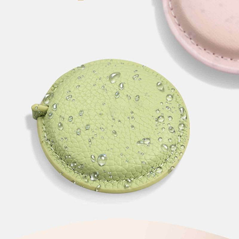 Dvojitá mini zaťahovacia mäkká páska s koženým puzdrom, flexibilné meracie pravítko na látku, veľkosť vrecka v páse