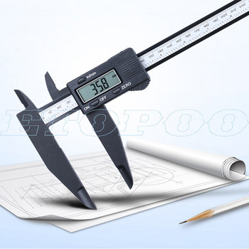 150 mm 200 mm 300 mm 0,1 mm Цифров електронен дебеломер Челюст с дълъг пластмасов цифров дебеломер Micromete Направи си сам измервателни инструменти