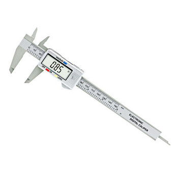 6-инчов дигитален дебеломер 0-150 мм LCD електронен дебеломер Уред за измерване на височина от въглеродни влакна инструменти за измерване на височина микрометър