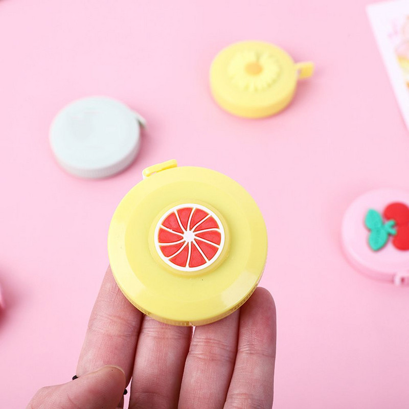 1 gab. 150 cm/60 collu izvelkamais lineāls Mini jauka multfilmu lente, mīksta izmēra bērnu auguma lineāls centimetru collu rullīšu lente vairumtirdzniecība