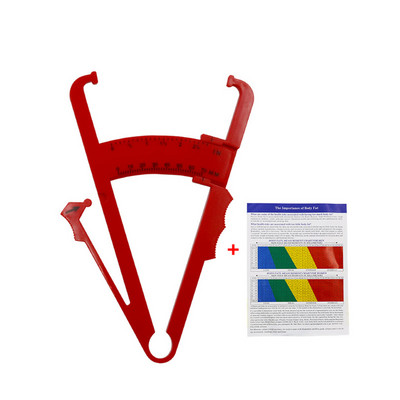 Body Fat Caliper Skin Analyzer Таблици за измерване Fitness Slim Keep Health Tester Монитор на телесните мазнини Измервател на себума Папка Измервателен инструмент