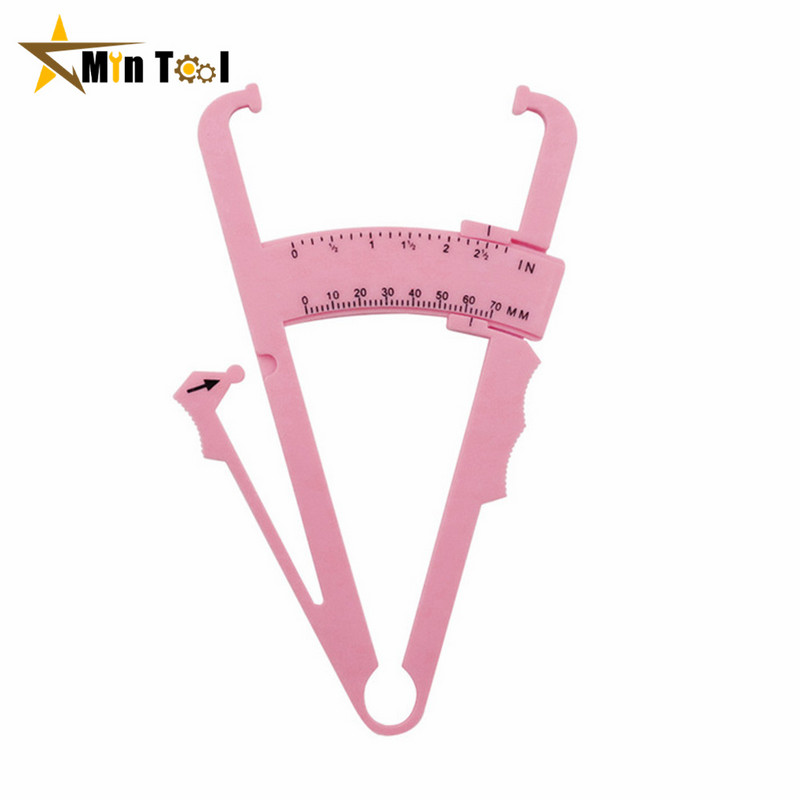Caliper de grăsime corporală Analizor de piele Diagrame de măsurare Fitness Slim Keep Health Tester Monitor de grăsime corporală Instrument de măsurare a dosarului de sebum