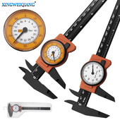 Jauns 1 PC ciparnīcas suporta mērinstruments, plastmasas nornija suports ar pulksteņa augstas precizitātes skalas indikatoru 0-150 MM