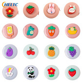 1,5 m prenosné zaťahovacie pravítko s mini zvieratami, ovocím a zeleninou, vzorom, detskou výškou, centimetrom a palcom na meranie tela