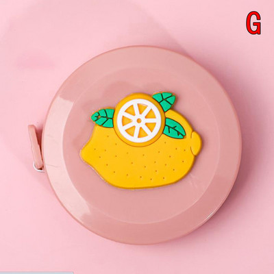 1,5 m prenosné zaťahovacie pravítko s mini zvieratami, ovocím a zeleninou, vzorom, detskou výškou, centimetrom a palcom na meranie tela