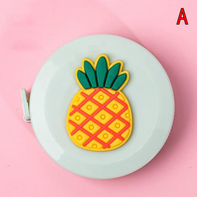 1,5 m prenosné zaťahovacie pravítko s mini zvieratami, ovocím a zeleninou, vzorom, detskou výškou, centimetrom a palcom na meranie tela