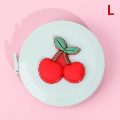 1,5 m prenosné zaťahovacie pravítko s mini zvieratami, ovocím a zeleninou, vzorom, detskou výškou, centimetrom a palcom na meranie tela