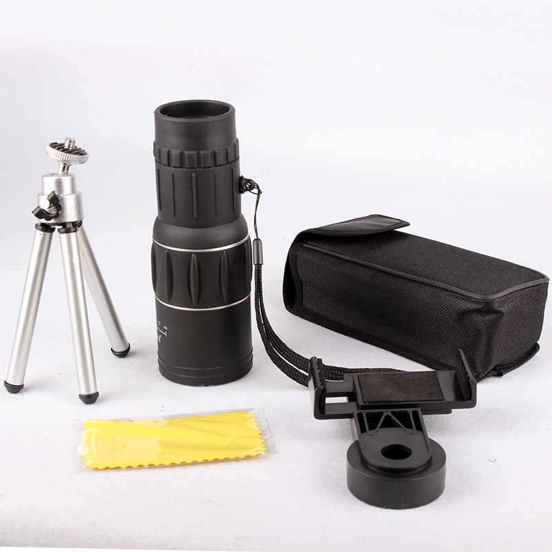 16 x 52 kettős fókuszú monokuláris távcső zoom optikai lencse binokuláris bevonatú lencsék vadászoptikai céltávcső telefoncsipesz