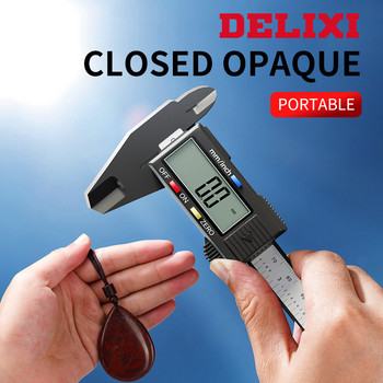 DELIXI 150mm 0,1mm Ψηφιακή Δαγκάνα 6 ιντσών Ηλεκτρονική Δαγκάνα Vernier Εργαλείο μέτρησης Δαγκάνα Μικρόμετρο Ψηφιακός χάρακας
