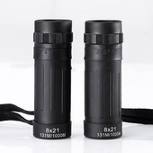 Telescop monocular cu viziune nocturnă 8x21 portabil HD OPTICS BAK4, cu putere superioară, camping în aer liber, drumeții, vânătoare, echipament de fotografiere