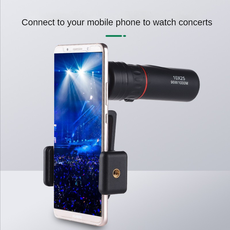 Telescop monocular cu viziune nocturnă 8x21 portabil HD OPTICS BAK4, cu putere superioară, camping în aer liber, drumeții, vânătoare, echipament de fotografiere