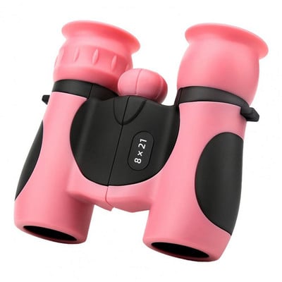 8x bērnu binokļi kognitīvās spējas pret slīdēšanu mazs satvēriens augstas izšķirtspējas mazs teleskops rotaļlieta bērniem izglītojoša