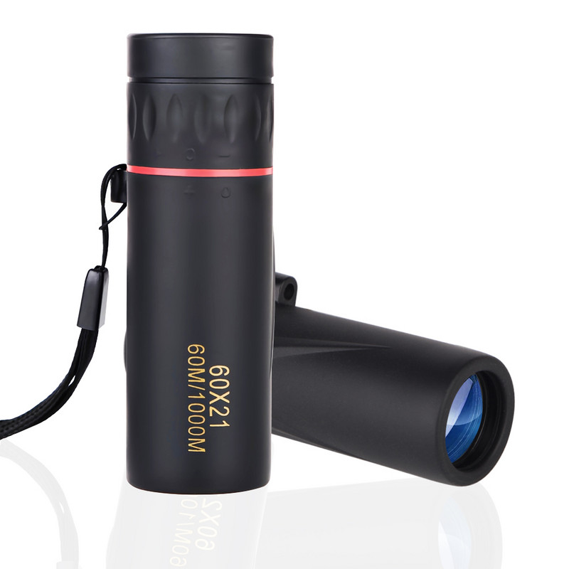 60*21 monokulárny ďalekohľad s vysokým rozlíšením, kompaktný a jemný vreckový ďalekohľad na pozorovanie vtákov, operné poľné okuliare a poľovnícke vyhliadky.