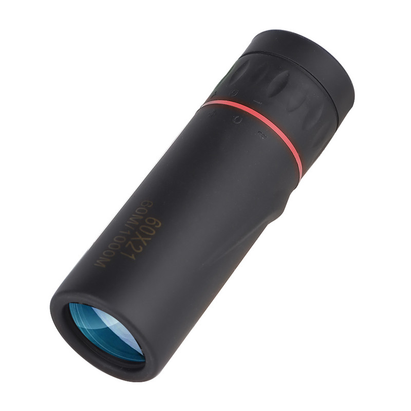 60*21 monokulárny ďalekohľad s vysokým rozlíšením, kompaktný a jemný vreckový ďalekohľad na pozorovanie vtákov, operné poľné okuliare a poľovnícke vyhliadky.