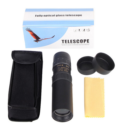 Jaudīgs monokulārais tālsatiksmes kempinga teleskops mobilo telefonu medību binokļiem diapazona brillēm 10-30040 pārnēsājams HD monoklis