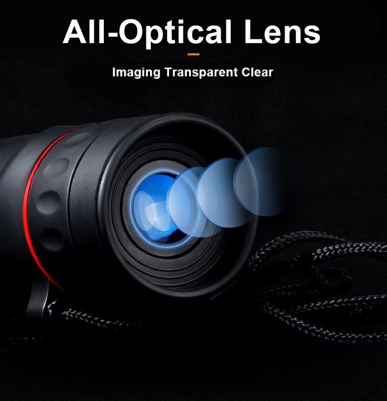Mini telescop monocular 8X21 30X25 High Times Telescop monocular portabil lunetă oculară cu clemă de suport pentru telefon pentru vânătoare