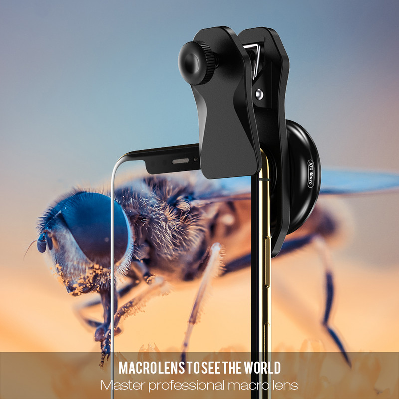 APEXEL 10X Macro Telefon Lentila aparat de fotografiat Obiectiv universal din sticla optica pentru Android iPhone 13 Piexl One Plus Xiaomi Huawei Samsung