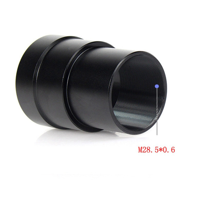 1,25 collu pagarinājuma caurule astronomijas teleskopa monokulārajam okulāram ar misiņa kompresijas gredzenu