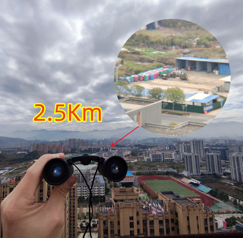 Jauns krāsains, jaudīgs profesionālis tāldarbības monokulārais HD tālummaiņas teleskopa vīzija kempingiem, pārgājieniem sportam brīvā dabā