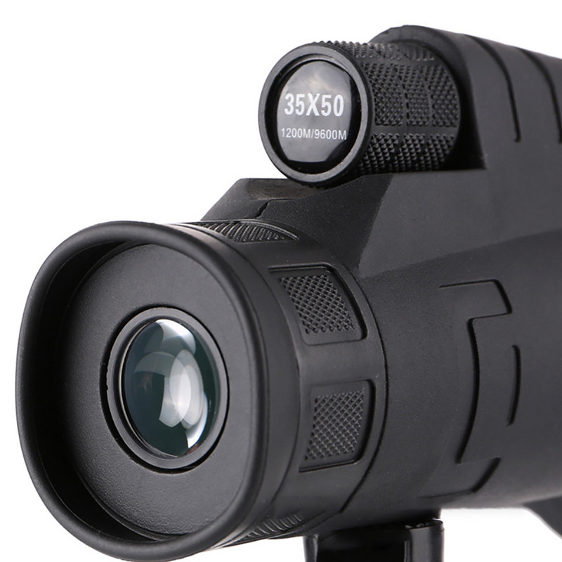 Naujas 16x52 didelio padidinimo ir itin aiškus dvitonis vienspalvis lauko teleskopas medžioklei Бинокль Мощный Телескоп