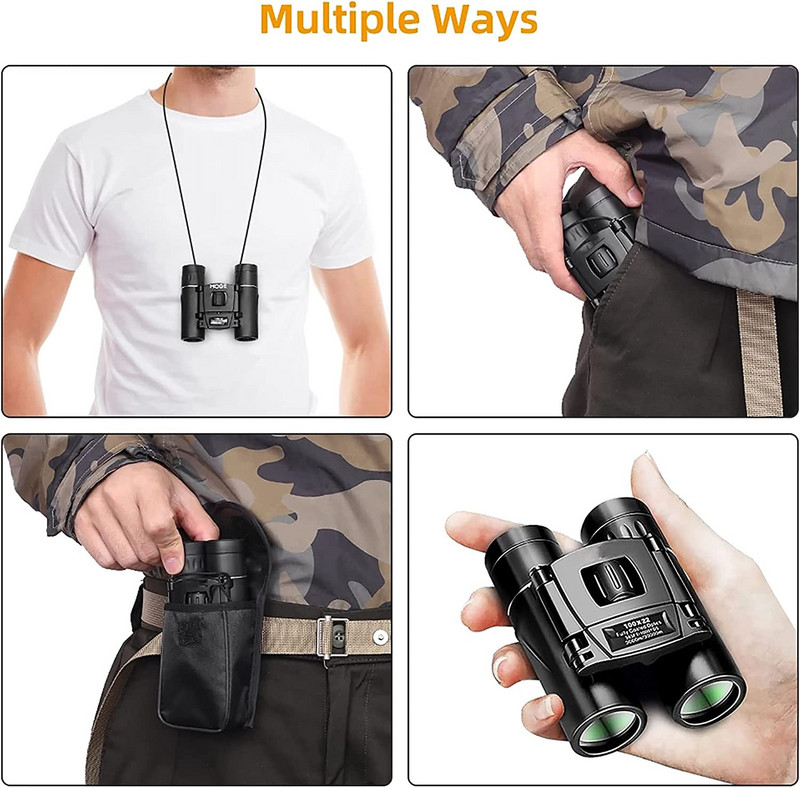 Binokularni teleskop velike snage 100x25 HD profesionalni telefonski dalekozor 5000M BAK4 teleskop velikog povećanja za kampiranje