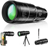 16 X52 HD Monokuláris Mini Hordozható Távcső Vízálló Távcső Optikai Vadászathoz Utazáshoz Kemping Túrafelszerelés Gyerekajándék