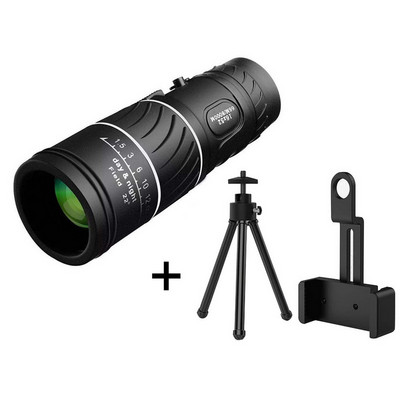 16 X52 HD Monokuláris Mini Hordozható Távcső Vízálló Távcső Optikai Vadászathoz Utazáshoz Kemping Túrafelszerelés Gyerekajándék