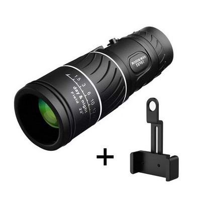 16 X52 HD Monokuláris Mini Hordozható Távcső Vízálló Távcső Optikai Vadászathoz Utazáshoz Kemping Túrafelszerelés Gyerekajándék