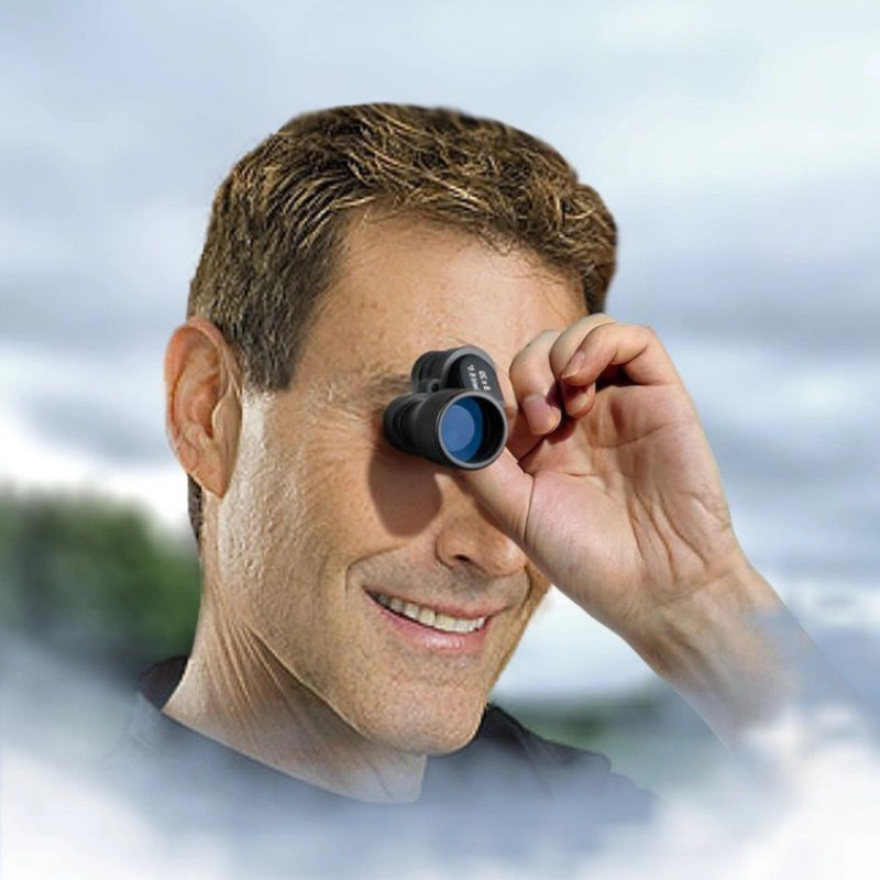 Hordozható mini zsebes monokuláris teleszkóp HD éjjellátó nagy nagyítású zoom kültéri horgásztávcső vadász kemping