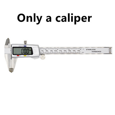 Instrument de măsurare a șubler digital vernier electronic de 150 mm șubler digital micrometru cu șubler din oțel inoxidabil cu lcd de 6 inci