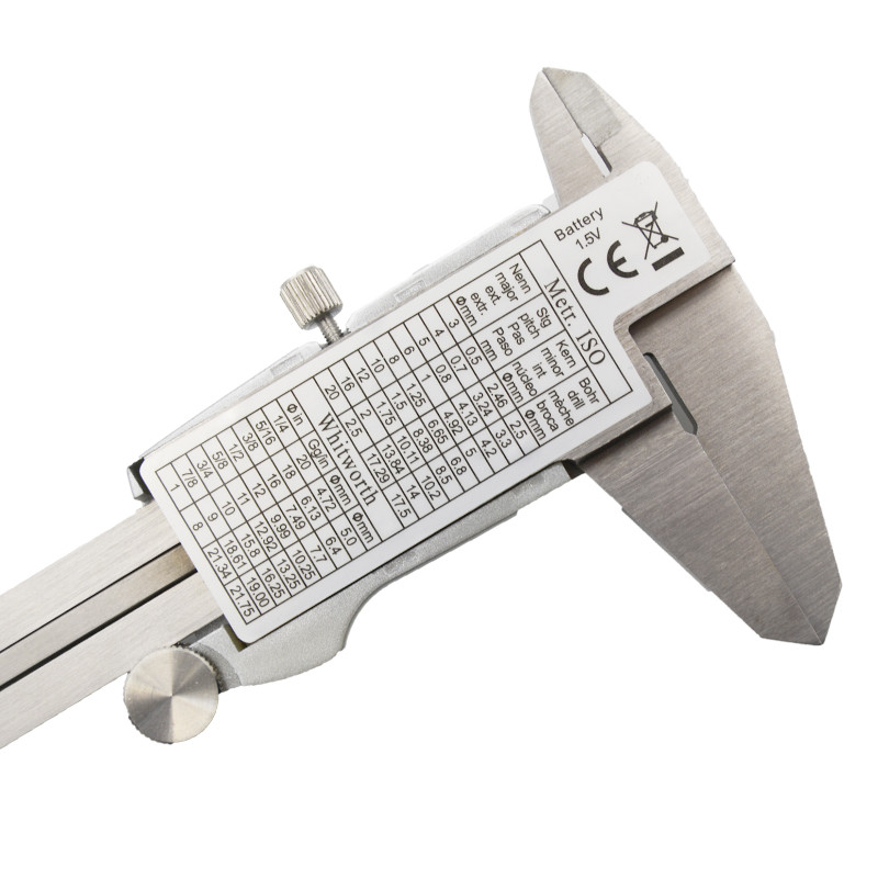 Instrument de măsurare a șubler digital vernier electronic de 150 mm șubler digital micrometru cu șubler din oțel inoxidabil cu lcd de 6 inci