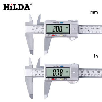 Εργαλείο μέτρησης μικρομέτρου LCD HILDA Vernier digital 150mm Electronic Digital Caliper 6 inch