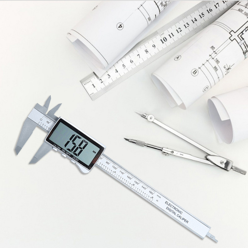 100/150 mm täisekraaniga nihiku elektrooniline digitaalne nooneri nihiku mõõteriistad ülitäpsed tööstusliku kvaliteediga mõõteriistad