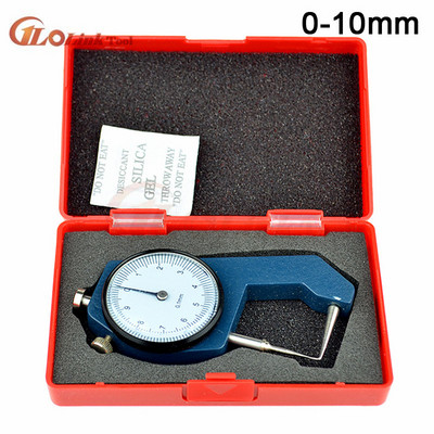 Storio ciferblato matuoklis 0–20 mm Odos storio metalo testeris, odinis įrankis „Craft“ 0–10 mm matuoklis