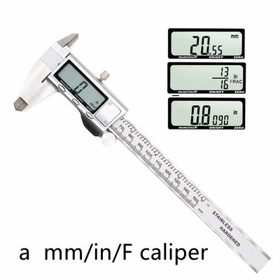 Instrumente de măsurare a șubler digital din oțel inoxidabil de 0-150 mm șublere electronice digitale vernier instrument de măsurare din metal de 6 inci