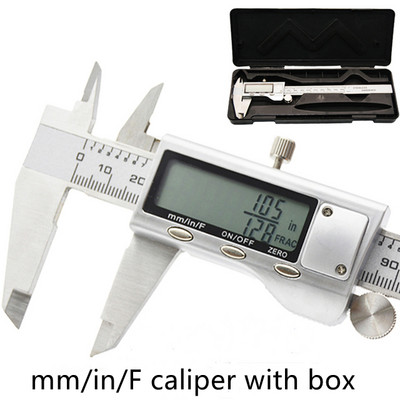 Instrumente de măsurare a șubler digital din oțel inoxidabil de 0-150 mm șublere electronice digitale vernier instrument de măsurare din metal de 6 inci
